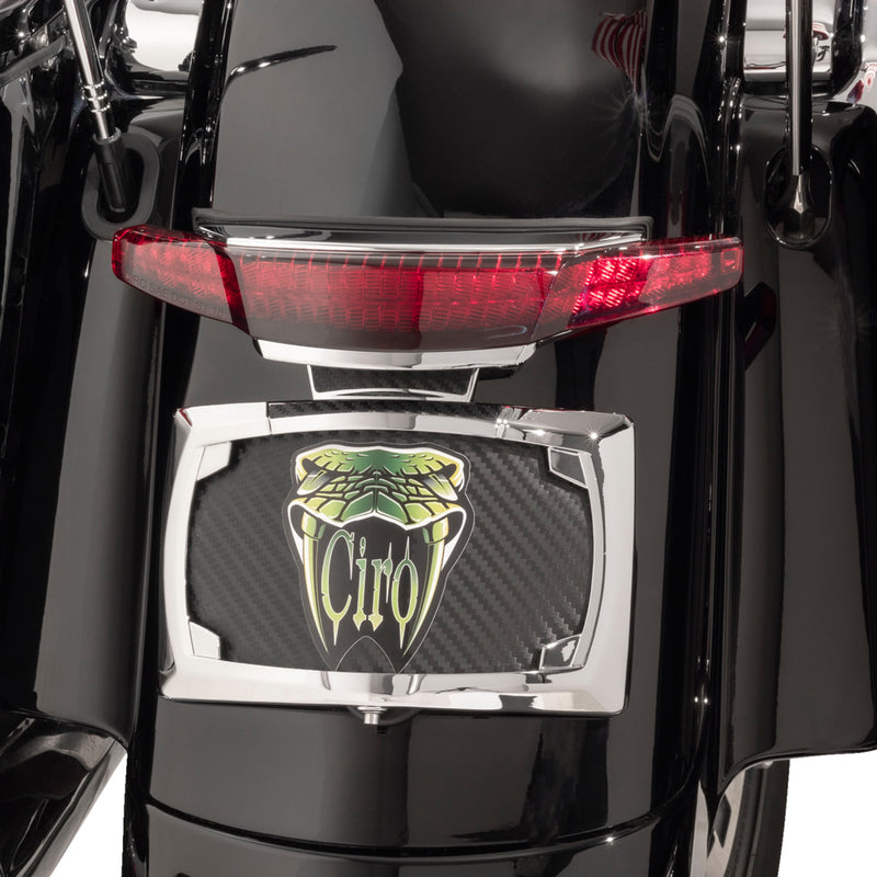Ciro Taillight License Plate Holder - 40253 For Harley Touring 2014-2025