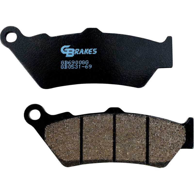 Gbrakes Brake Pad - GB0531-69 For BMW Motorcycles 1993-2024 | Ducati Motorcycles 2011-2025 | KTM Motorcycles 2003-2012 | Indian Scout 2018-2026