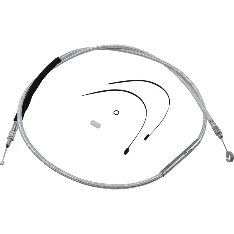 Magnum Shielding High-Efficiency Braided Sterling Chromite II® Clutch Cable /16" - 322816 For Harley Motorcycles 2006-2024
