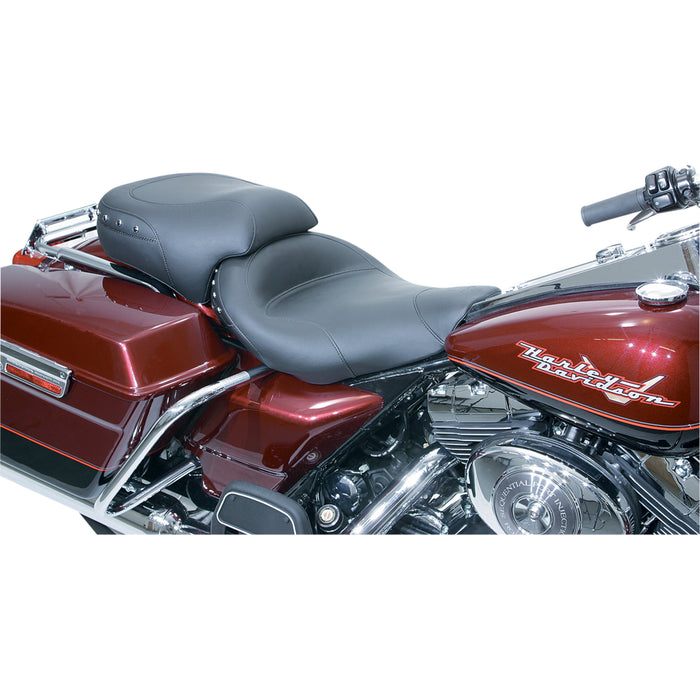 MUSTANG DS-905556 75578 Studded Wide Touring Seat - Wide Solo Seat - Studded - FLHR/FLHX