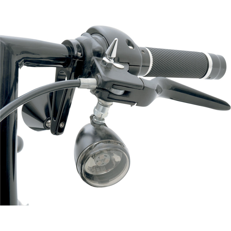 Drag Specialties Custom Lever Set Satin Black For Harley Motorcycles 1996-2017