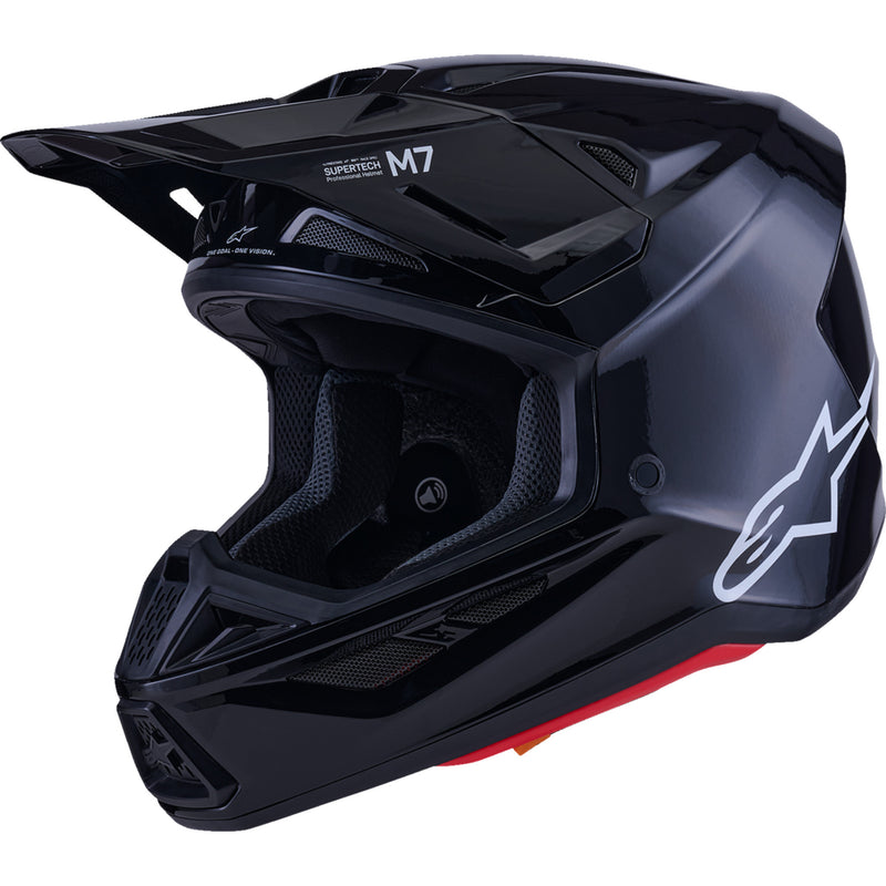 ALPINESTARS SM7 Solid Helmet - Gloss Black