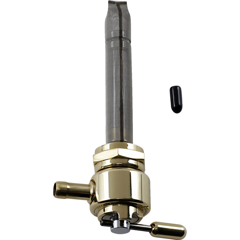 PINGEL 0705-0094 6311-BR Power-Flo Fuel Valve - Hex Round Fuel Valve - Brass - 22 mm