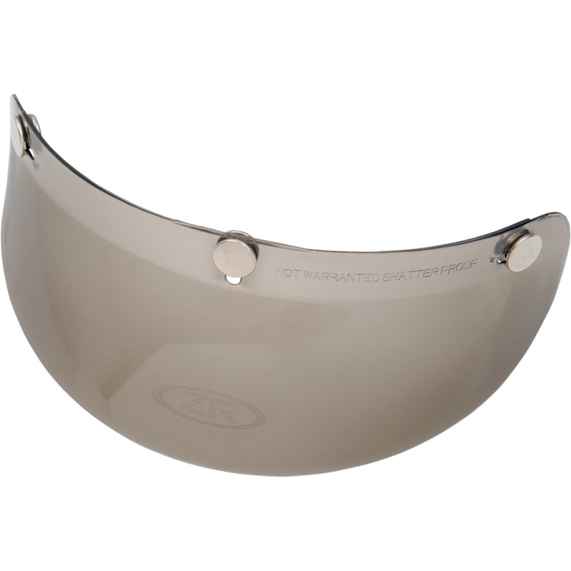 Z1R ZR-201 Jimmy/Drifter/Universal Helmet 3-Snap Bubble Visor 3-Snap Bubble Visor - Smoke
