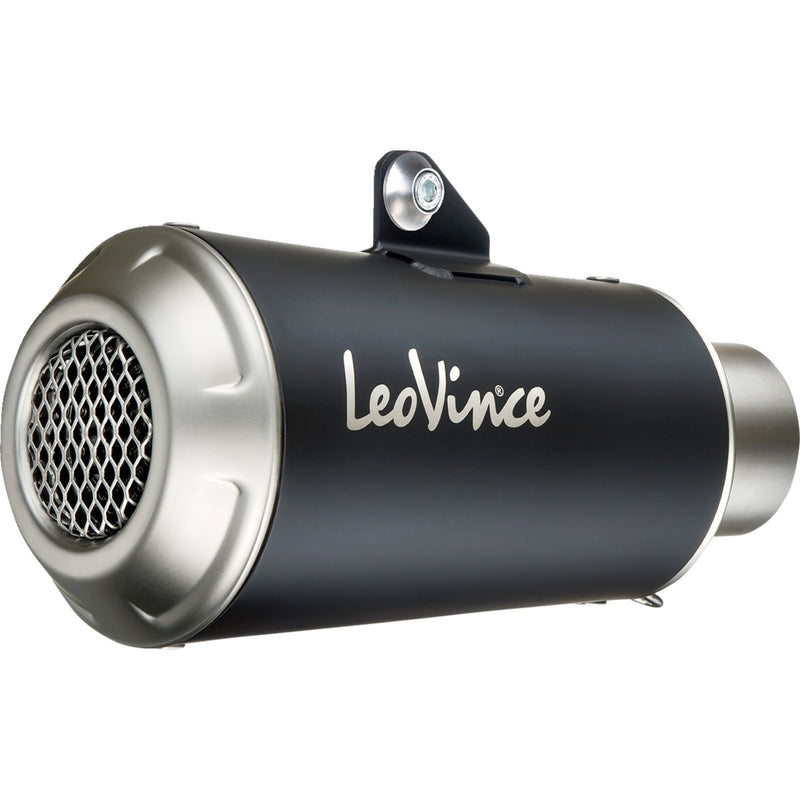 Leovince LV-10 Black Muffler - 15250BU Ducati Scrambler Icon / Scrambler Icon Dark / Scrambler Nightshift / Scrambler Urban Motard 2021-2022