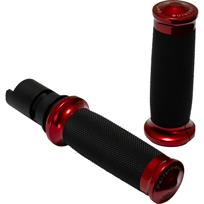 Performance Machine Contour Grips - 0063-2105M-R For Harley Motorcycles 2024-2026