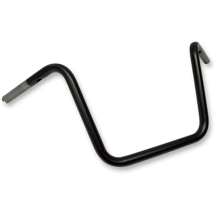 DRAG SPECIALTIES 0601-3490 1" Touring Handlebar ape hanger - 12" - tbw - flat black