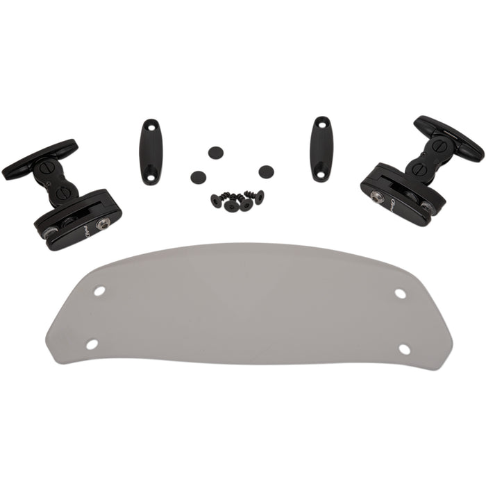 PUIG HI-TECH PARTS 2302-0143 6320W Multi-Adjustable Visor Clip-On Adjustable Visor - XL 1000V