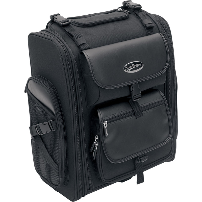 SADDLEMEN 3515-0080 3515-0080 S2200E Expandable Sissy Bar Bag