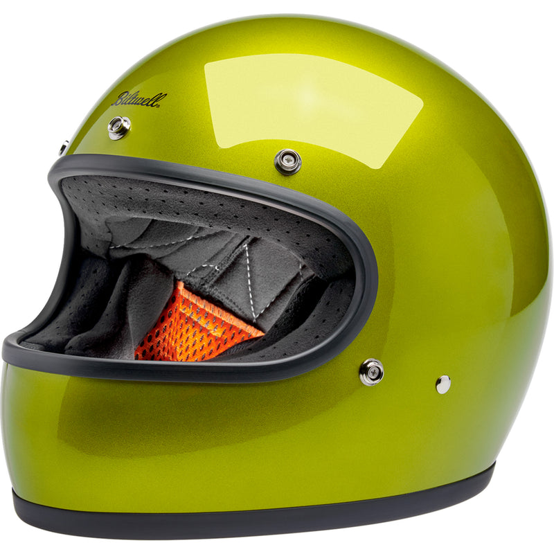 BILTWELL Gringo Helmet Metallic - Lime