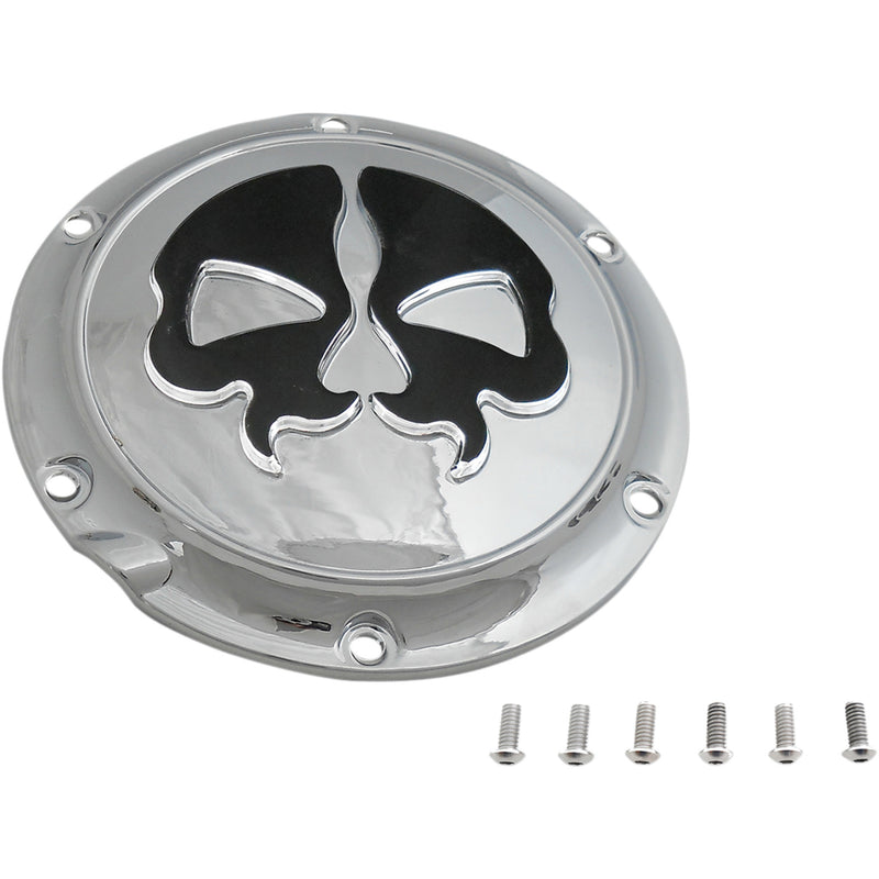 Drag Specialties Split Skull Derby Cover - 1107-0550 For Harley Sportster 2004-2022