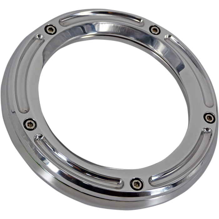TRASK 1107-0641 TM-0040CH Assault Derby Cover - Chrome