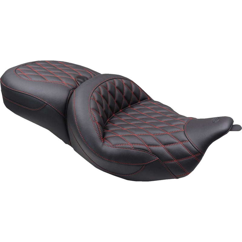 Mustang Super Touring Seat - 89538AB For Harley Touring 2008-2025