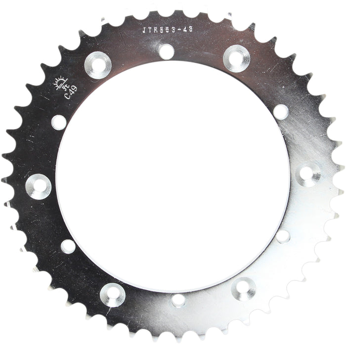 JT SPROCKETS JTR853-43 JTR853.43 Steel Rear Sprocket Sprocket - Rear - Yamaha - 43-Tooth