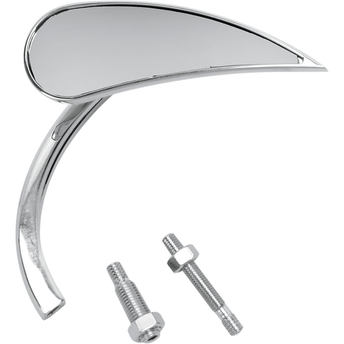 ARLEN NESS 0640-0498 13-411 Micro-Mirror - Rad 2 - Side View - Teardrop - Chrome - Right