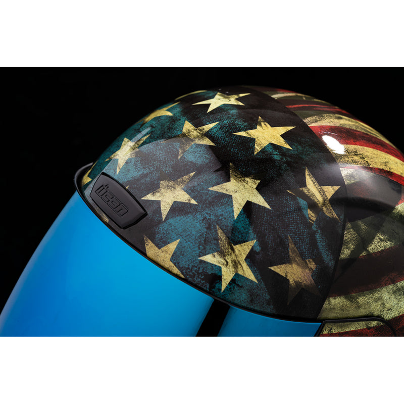 ICON 0101-14785 Airform™ Old Glory Helmet Airform™ Helmet - Old Glory - Large