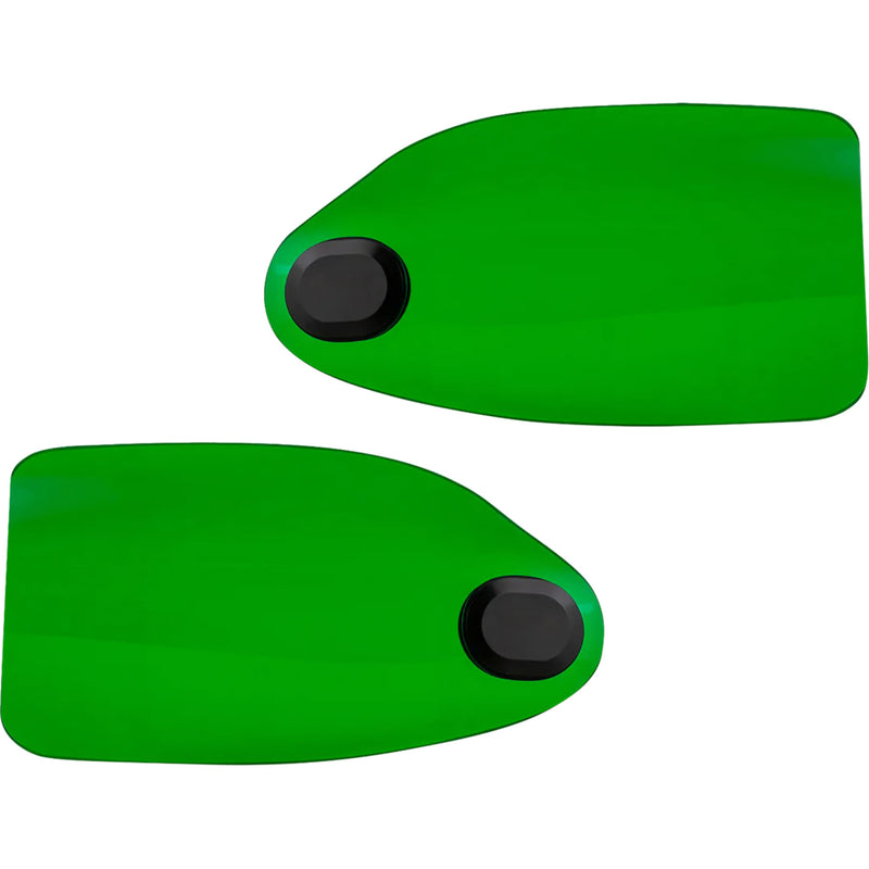 KLOCK WERKS 0635-2832 KWS-01-0132-HC Flare® Handguards harley-davidson hydraulic clutch - green