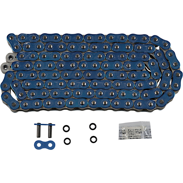 EK 1223-1489 525ZVX3-120AB 525 ZVX3 Extreme Sportbike Series Chain 525 ZVX3 - Sportbike Chain - 120 Links - Blue