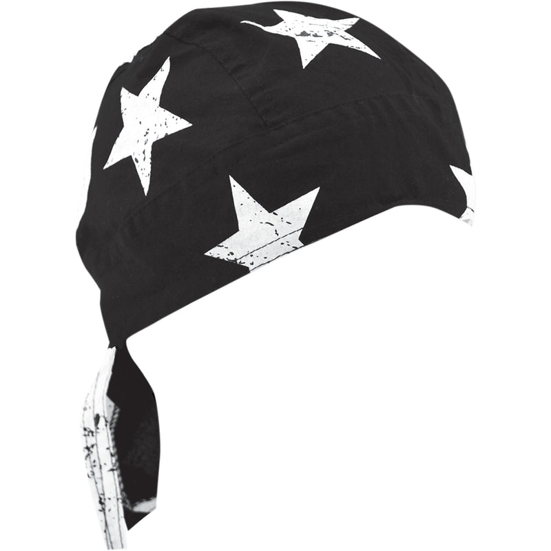 ZAN HEADGEAR 2504-0396 Z903 Flydanna® Head Wrap black and white vintage american flag