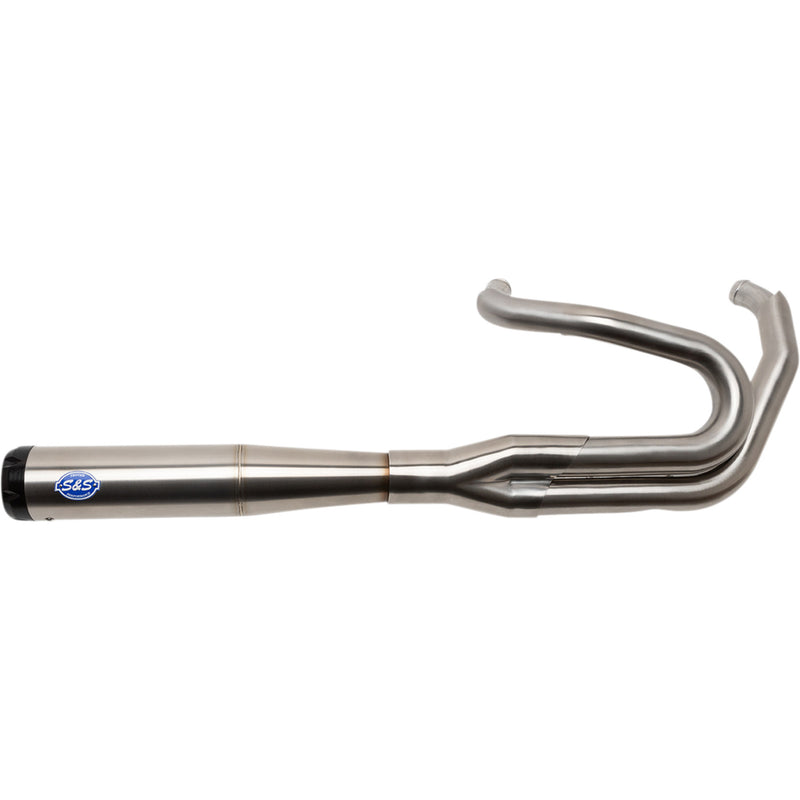S&S Cycle 2-Into-1 Exhaust System - 550-0996B For Harley Softail 2018-2024