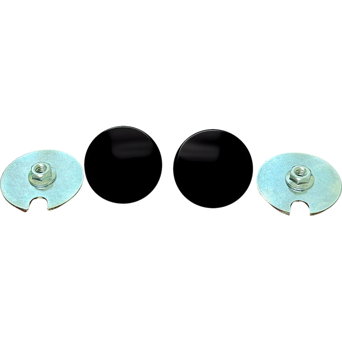 LA CHOPPERS 2202-0306 LA-9001-02M Fairing Mirror Hole Plugs Fairing Mirror Removal Plug - Matte Black