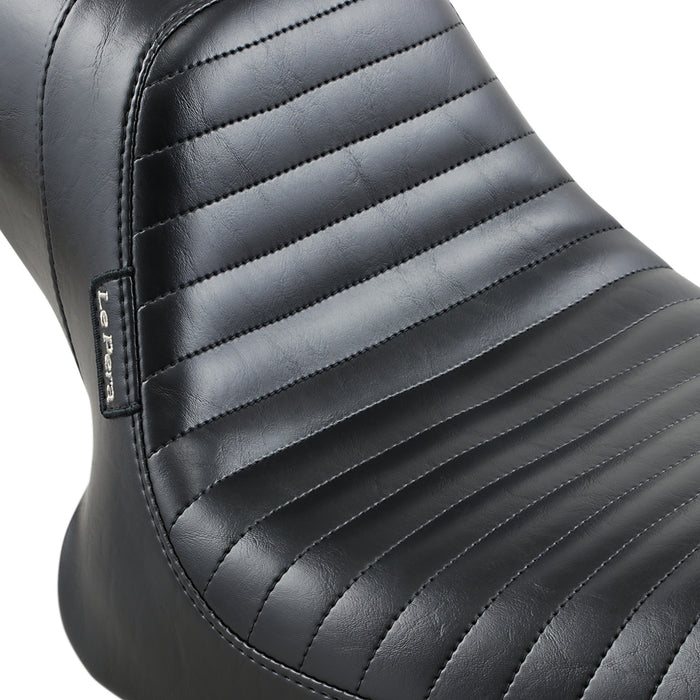 LE PERA 0805-0114 L-541PT Daytona Sport Seat - Pleated - Black - FXR '82-'00