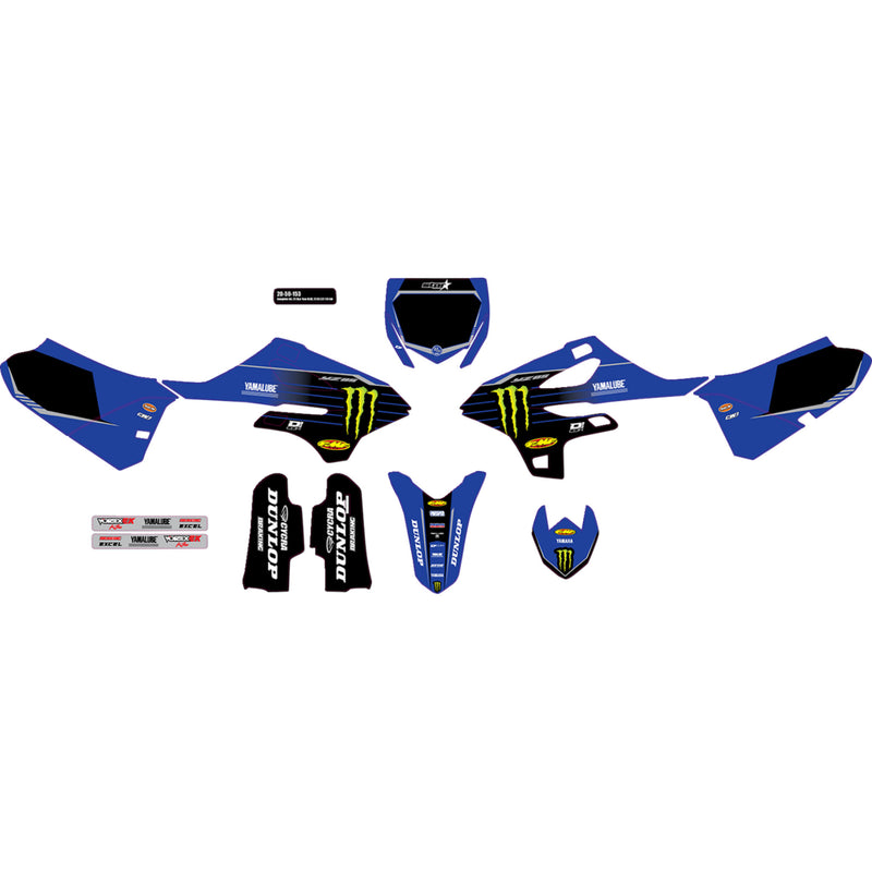 D'cor Visuals Graphic Kit - 20-50-153 Yamaha YZ 85 2022-2024