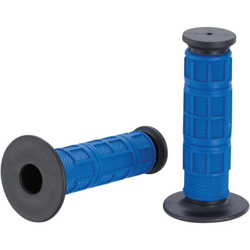 MOOSE OFFROAD 0630-1835 MG-11-UBM Qualifier Grips Grips - Qualifier - Full Waffle - Blue