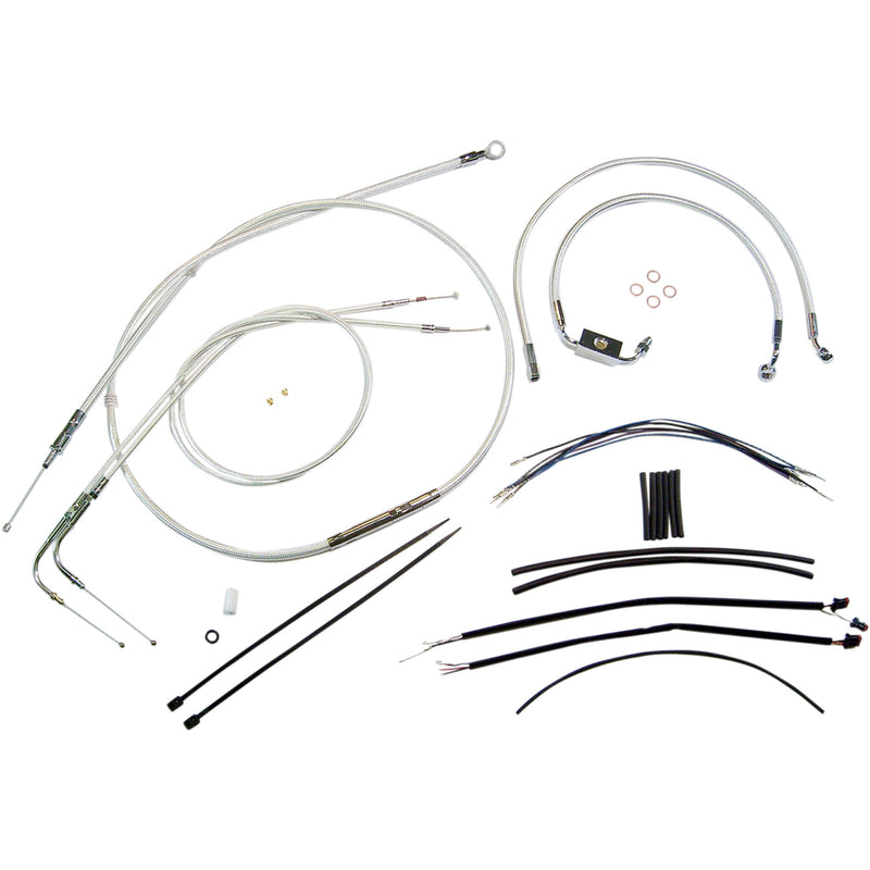 Magnum Shielding Cable Kit - 387142 For Harley Dyna Wide Glide 2012-2017