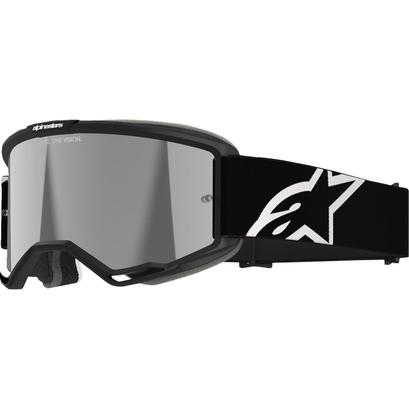 ALPINESTARS GOGGLES 2601-3775 5101825-1456 Vision 5 Corp Goggle Vision 5 Goggle - Corp - Black - Silver Mirror