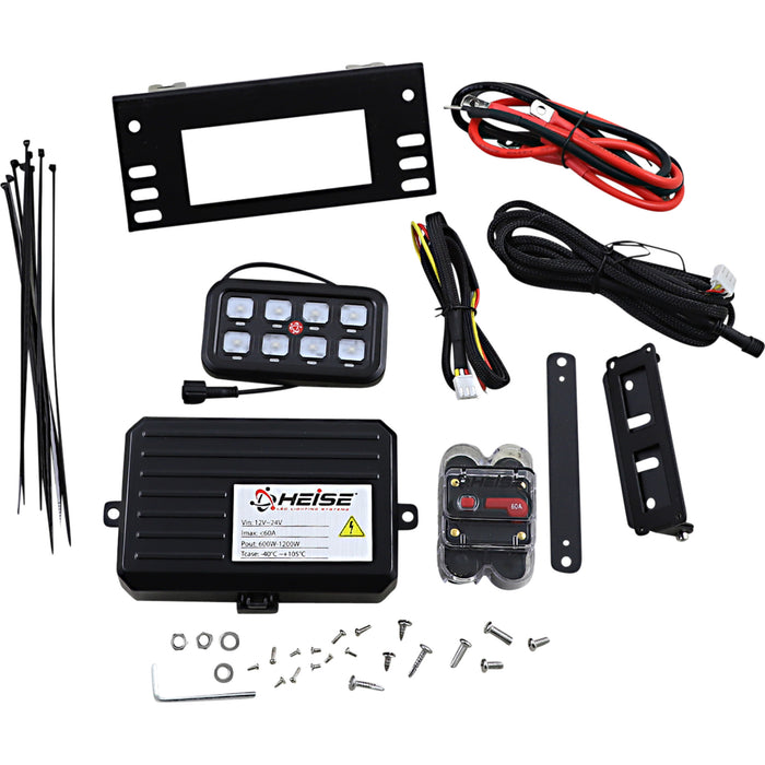 SADDLE TRAMP 0616-0376 HE-SWP8 Universal 8 Gang Switch Panel System On/Off Switch Panel - Universal