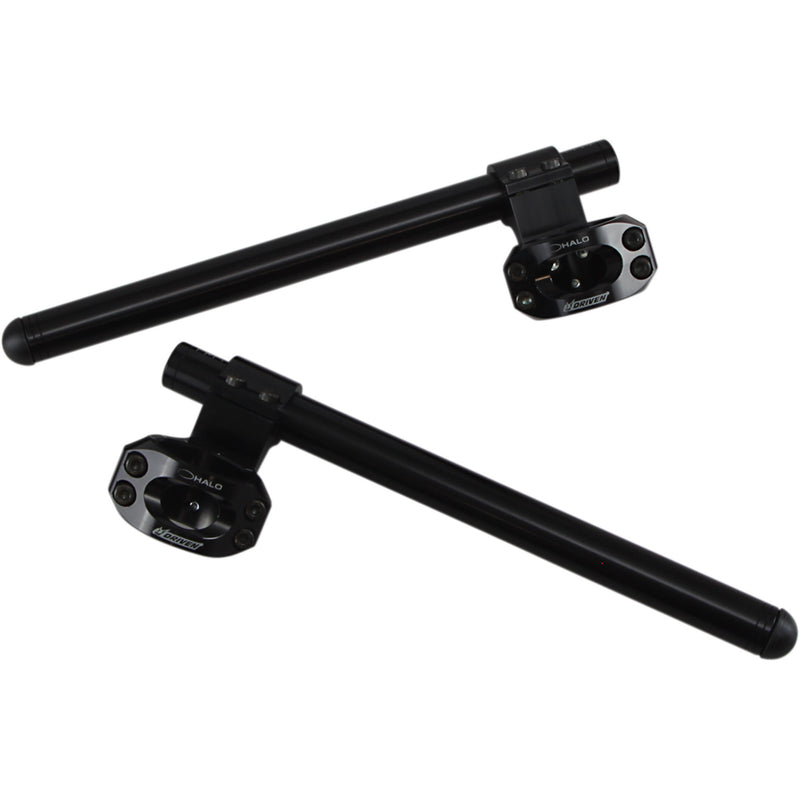 DRIVEN RACING 0601-3966 DHCLOR41BK Halo Clip-On Handlebar Handlebar - Clip-On - Halo - Riser - 41 mm - Black