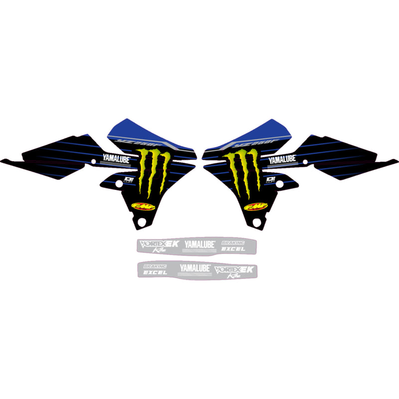 D'cor Visuals Graphic Kit - 10-50-302 Yamaha YZ 250 2014-2018