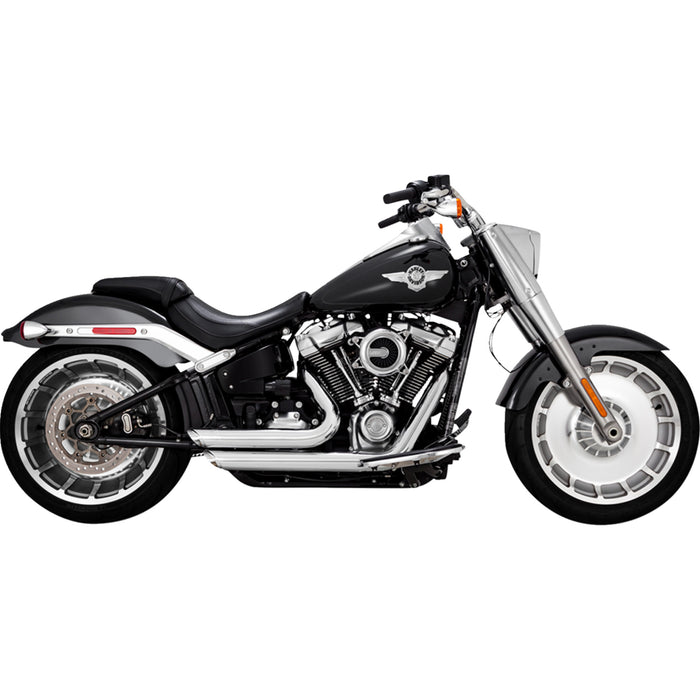 VANCE & HINES 1800-2594 17335 Shortshots Staggered Exhaust System - Chrome