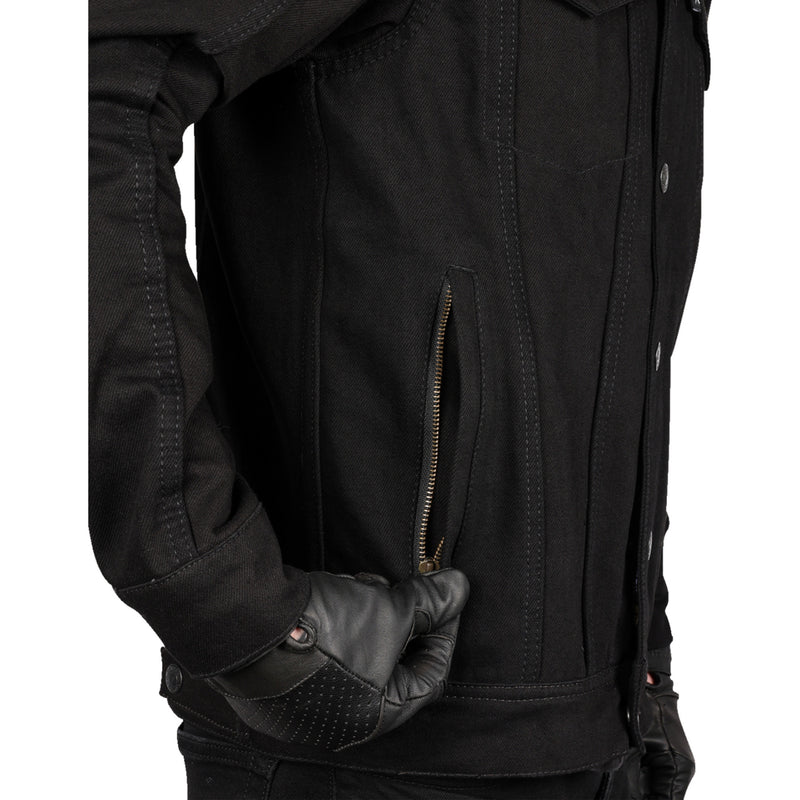 THRASHIN SUPPLY CO. Highway v2 Denim Riding Jacket Black
