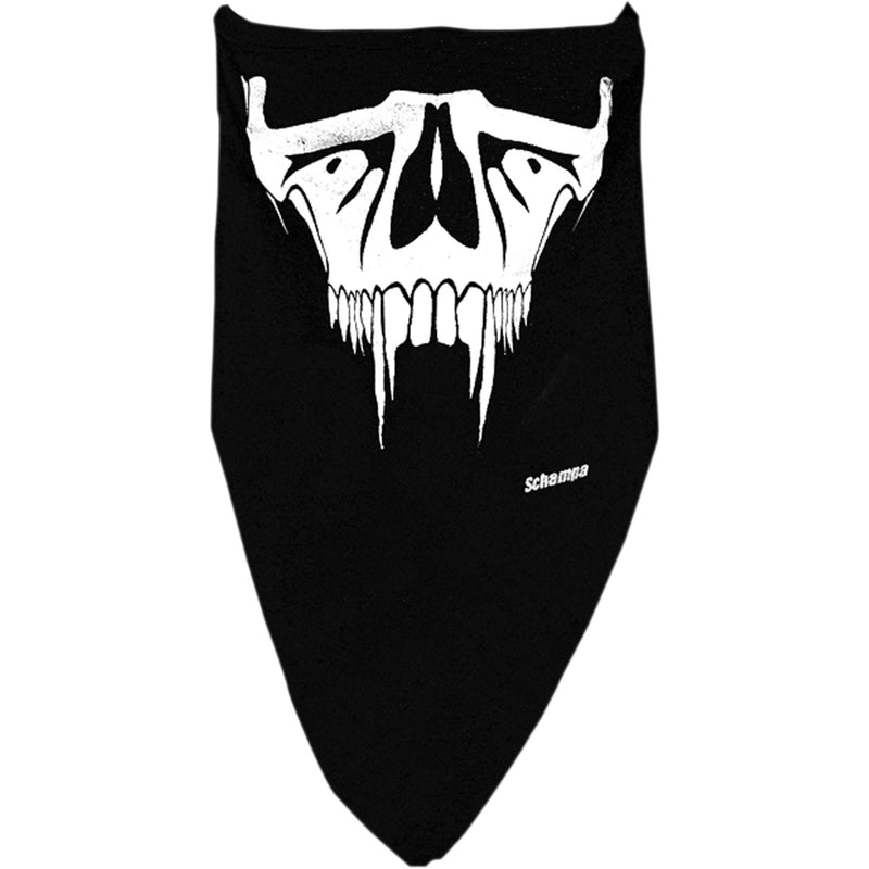 SCHAMPA & DIRT SKINS 2503-0238 VNG008B Stretch Skull Half-Face Mask Saber Tooth Face Mask