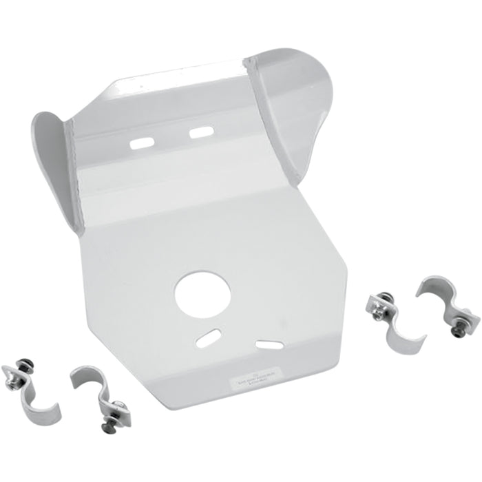 MOOSE OFFROAD M222 222 Aluminum Skid Plate — Skid Plate Skid Plate - Silver - Kawasaki - KX 250/500
