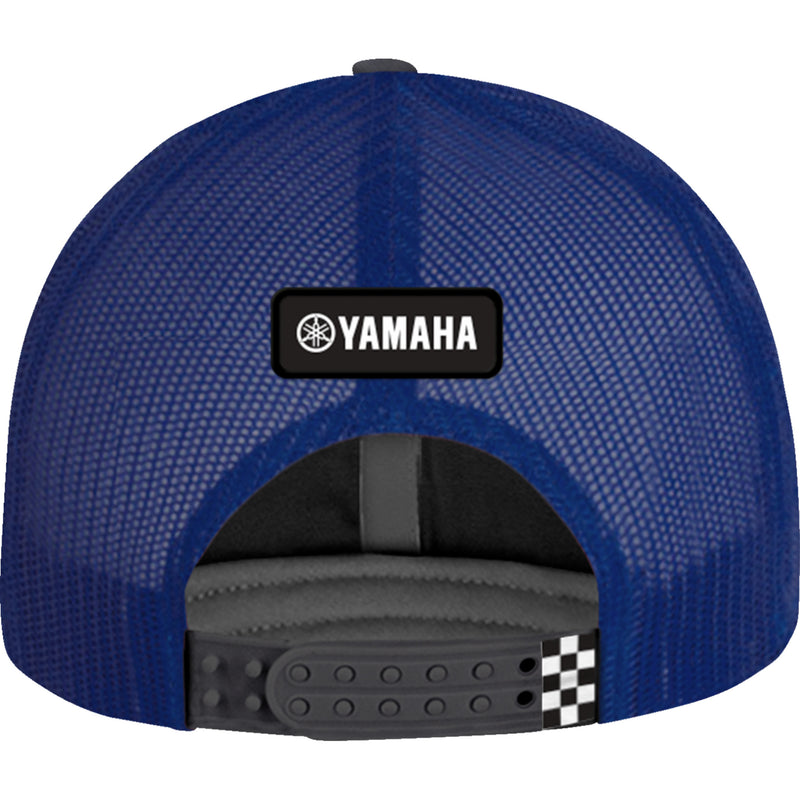 YAMAHA APPAREL 2501-3962 NP21A-H3241 Yamaha Racing Hat Yamaha Race Team Hat - Gray/Blue
