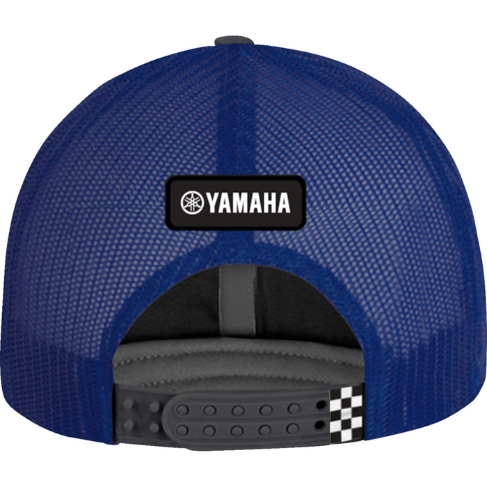 YAMAHA APPAREL 2501-3962 NP21A-H3241 Yamaha Racing Hat Yamaha Race Team Hat - Gray/Blue