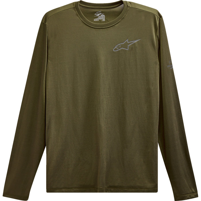 ALPINESTARS 3030-23162 123271000690M Pursue Performance Long-Sleeve T-Shirt military green - medium