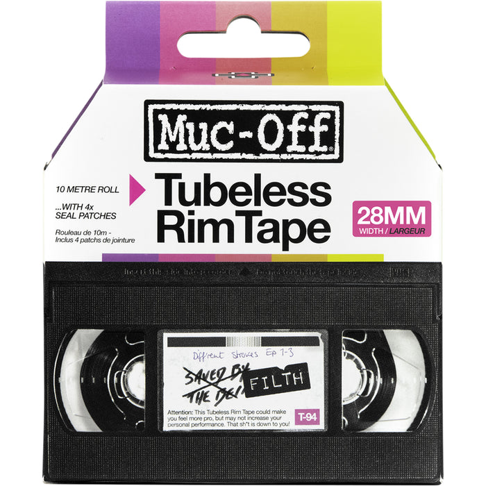 MUC-OFF USA 0360-0063 20071 Tubeless Rim Tape Rim Tape - 10 m x 28 mm
