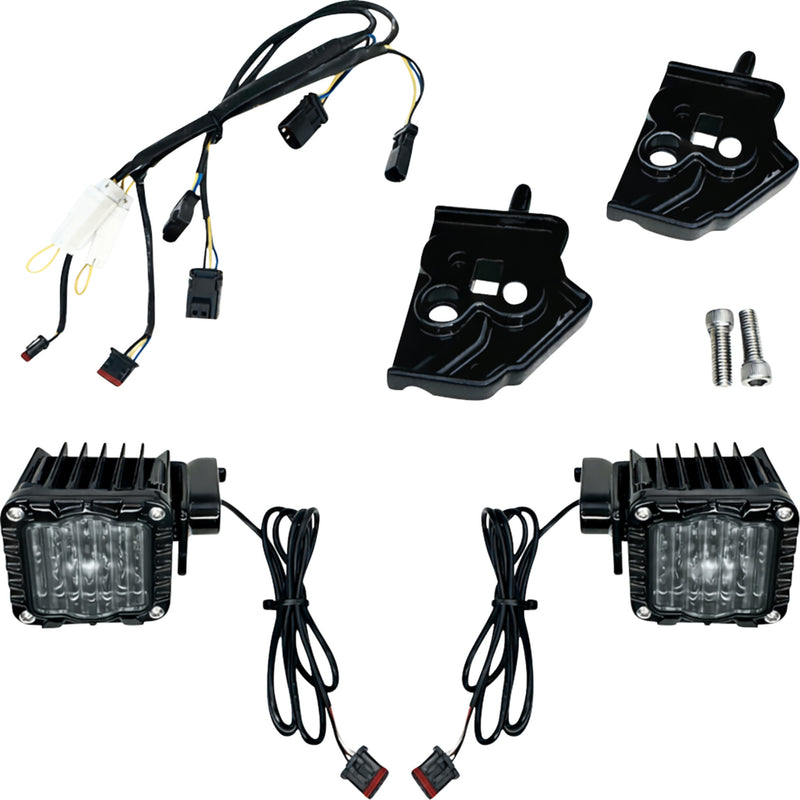 Custom Dynamics Shark Demon® Turn Signal - SD-SG-FT-AW For Harley Street Glide 2023-2026