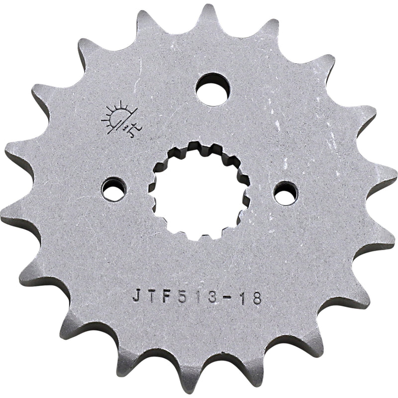 JT Sprockets Front Sprocket 18 Tooth - JTF513.18 For Suzuki Motorcycles 1977-2008 | Kawasaki Motorcycles 1976-2003 | Yamaha Motorcycles 1994-2007
