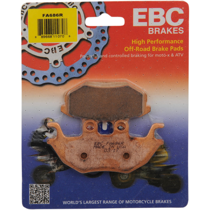 EBC 1721-2548 FA686R Long-Life Sintered "R" Brake Pads Sintered "R" Brake Pads