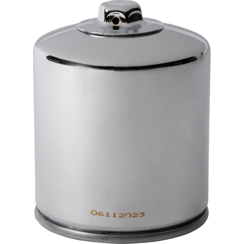 Hiflofiltro Performance Oil Filter Chrome - HF171CRC For Harley Motorcycles 1999-2023