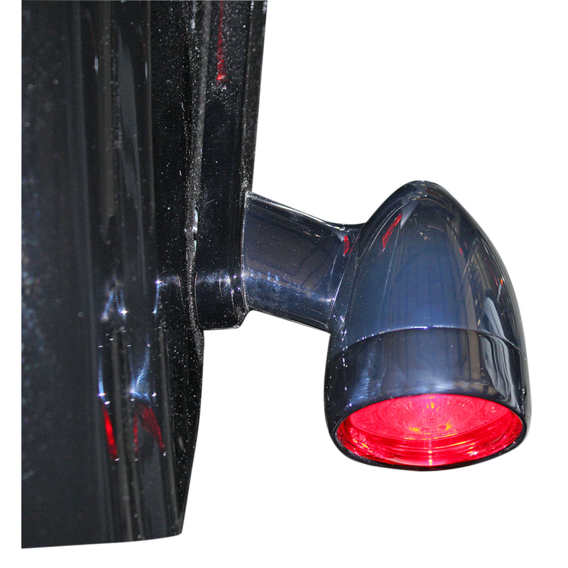 Custom Dynamics Bullet Bezel Turn Signal Assembly - PB-BB-RR-1157CR For Harley Motorcycles 2007-2025