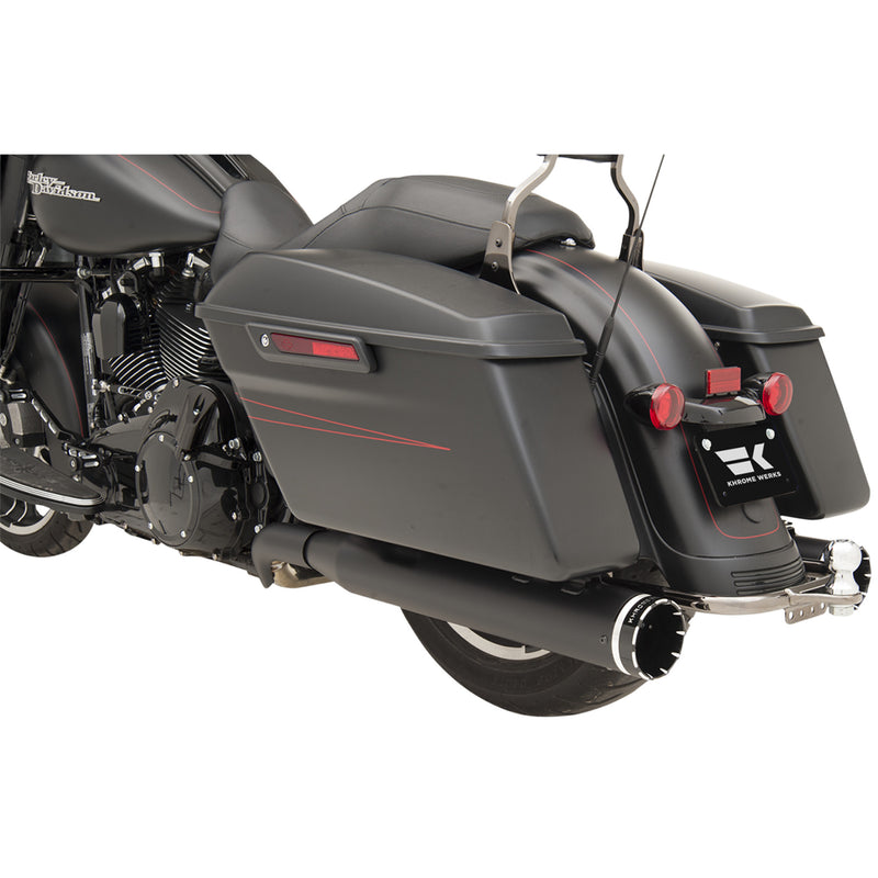 Khrome Werks Dominator 2-Into-2 Exhaust System - 200830 For Harley Touring 2009-2016