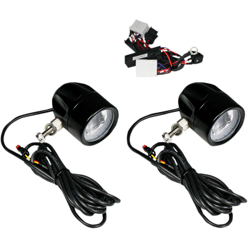 Custom Dynamics Fog Light - PB-FOG-HD-B For Harley Motorcycles 1999-2013