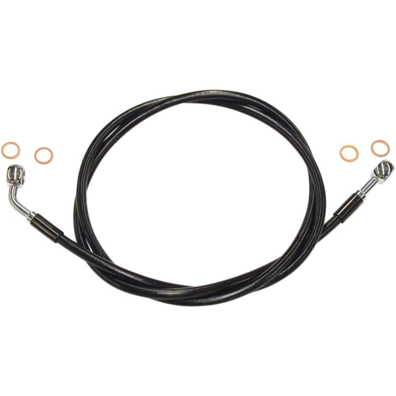 Magnum Shielding XR Stainless Extreme Response Front Brakeline Kit Brake Line EZ Align Black For Harley 2010-2024