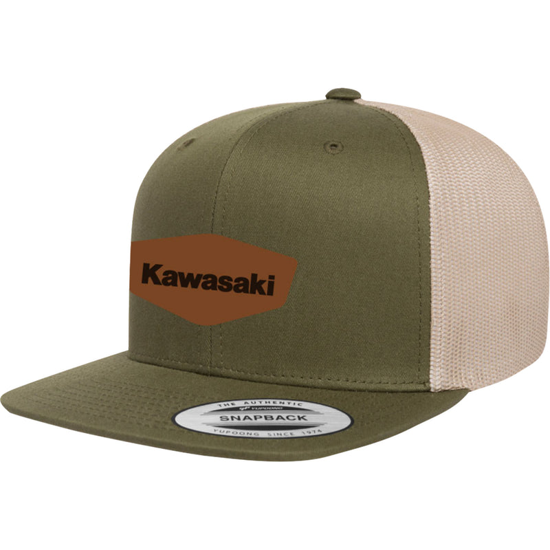 FACTORY EFFEX 2501-4588 29-86100 Heritage Snapback Hat kawasaki  - moss green/khaki